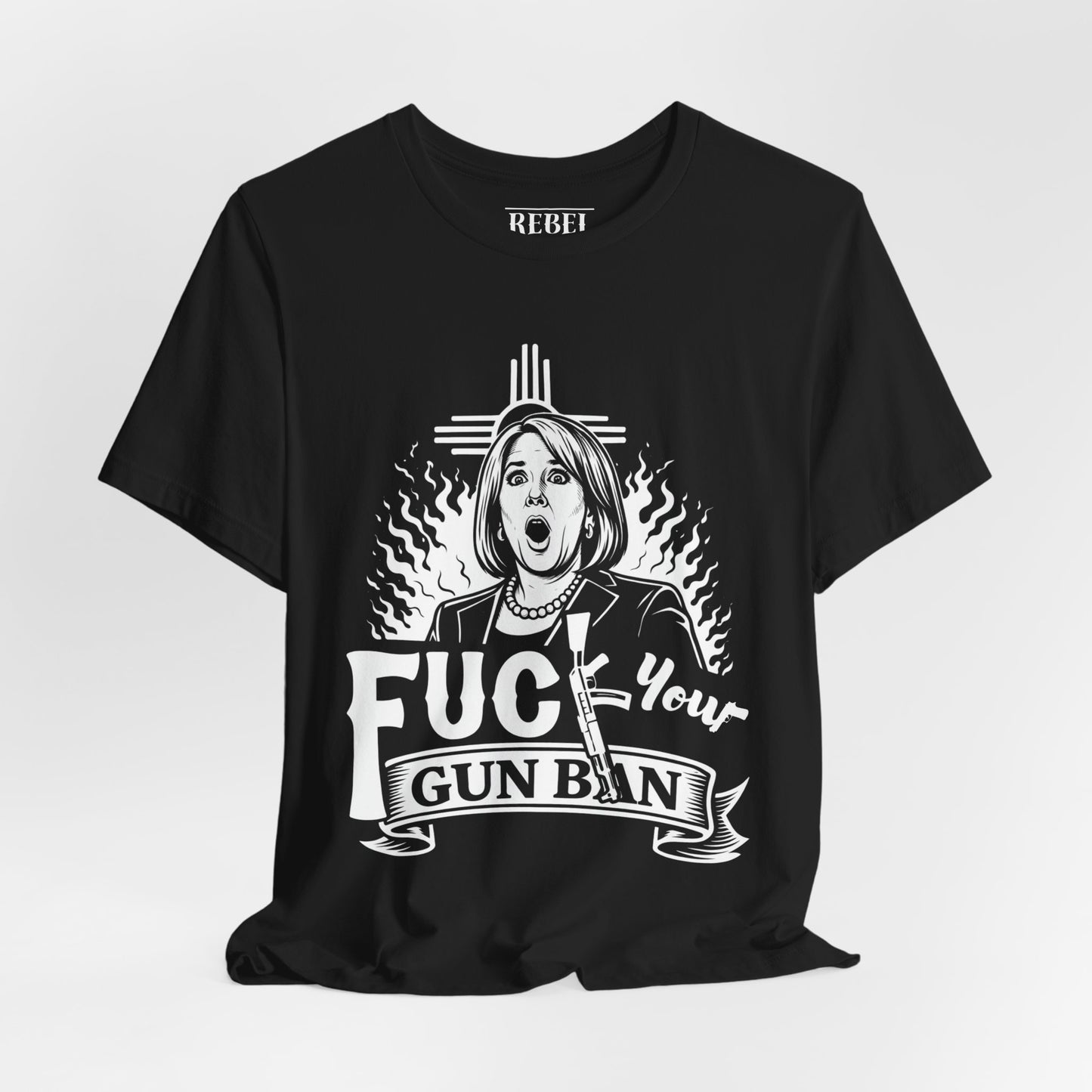 Vintage Rock Band Tee — "F*** Your Gun Ban" SB17 Shirt