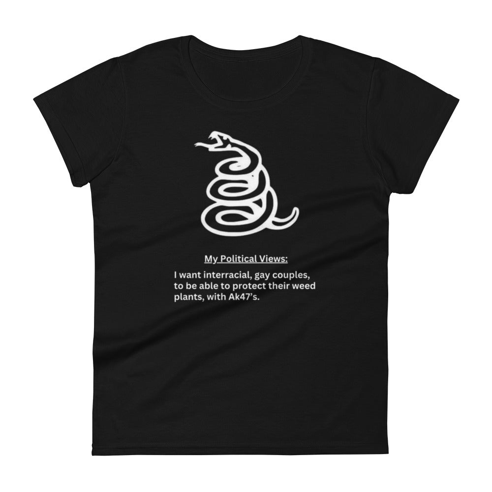 Political Views Women's t-shirt