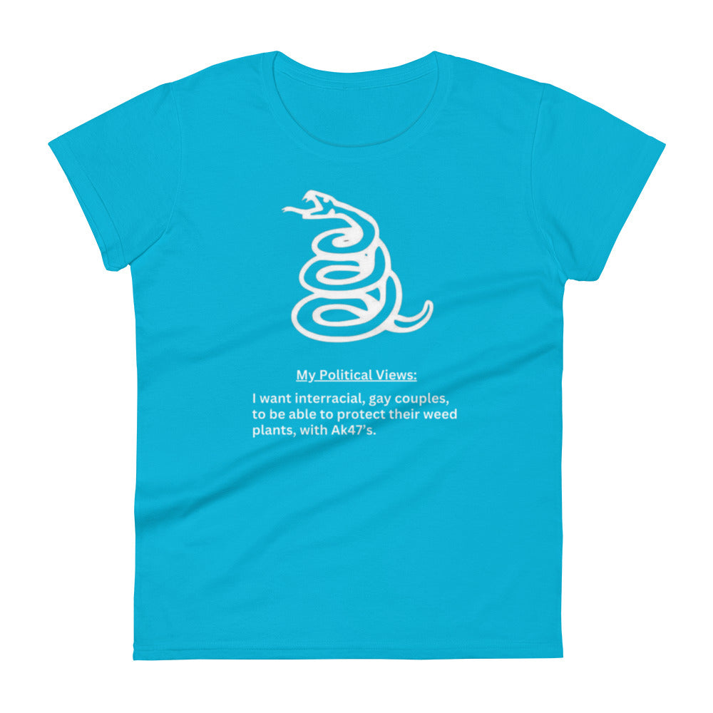 Political Views Women's t-shirt