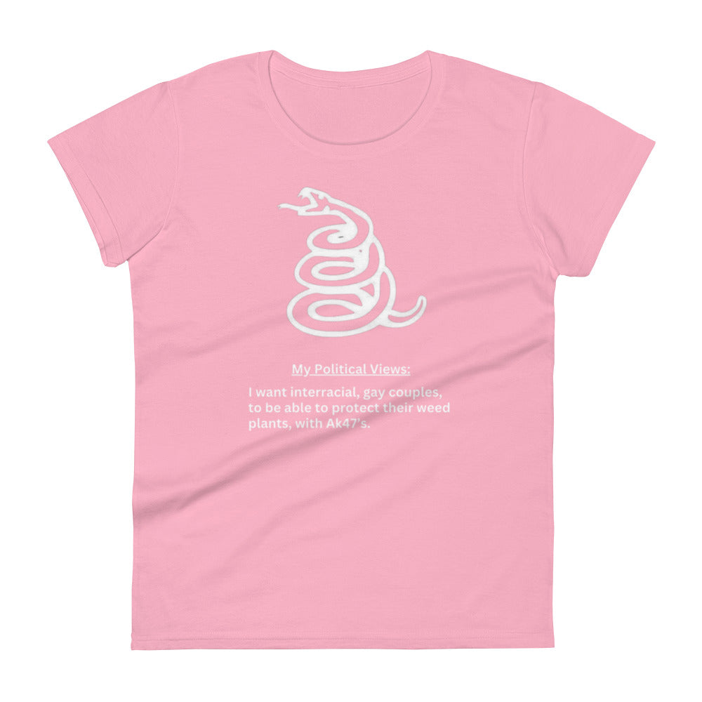 Political Views Women's t-shirt
