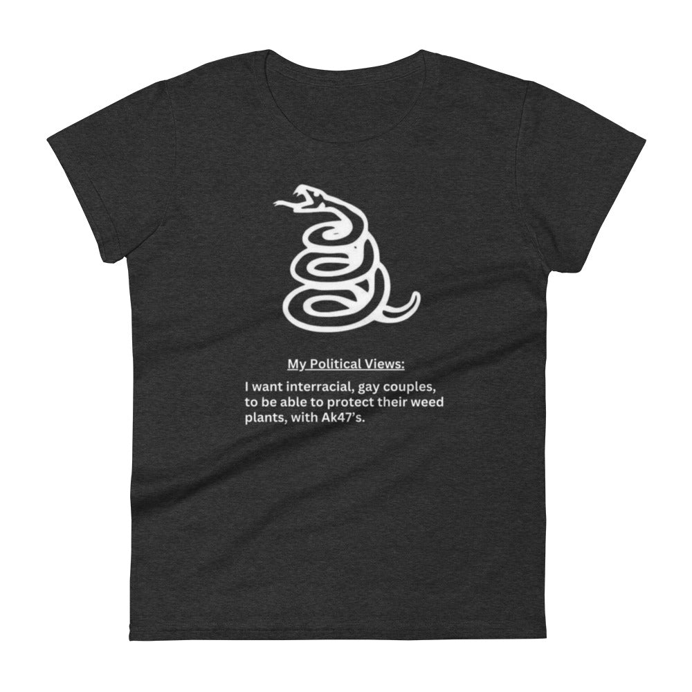 Political Views Women's t-shirt