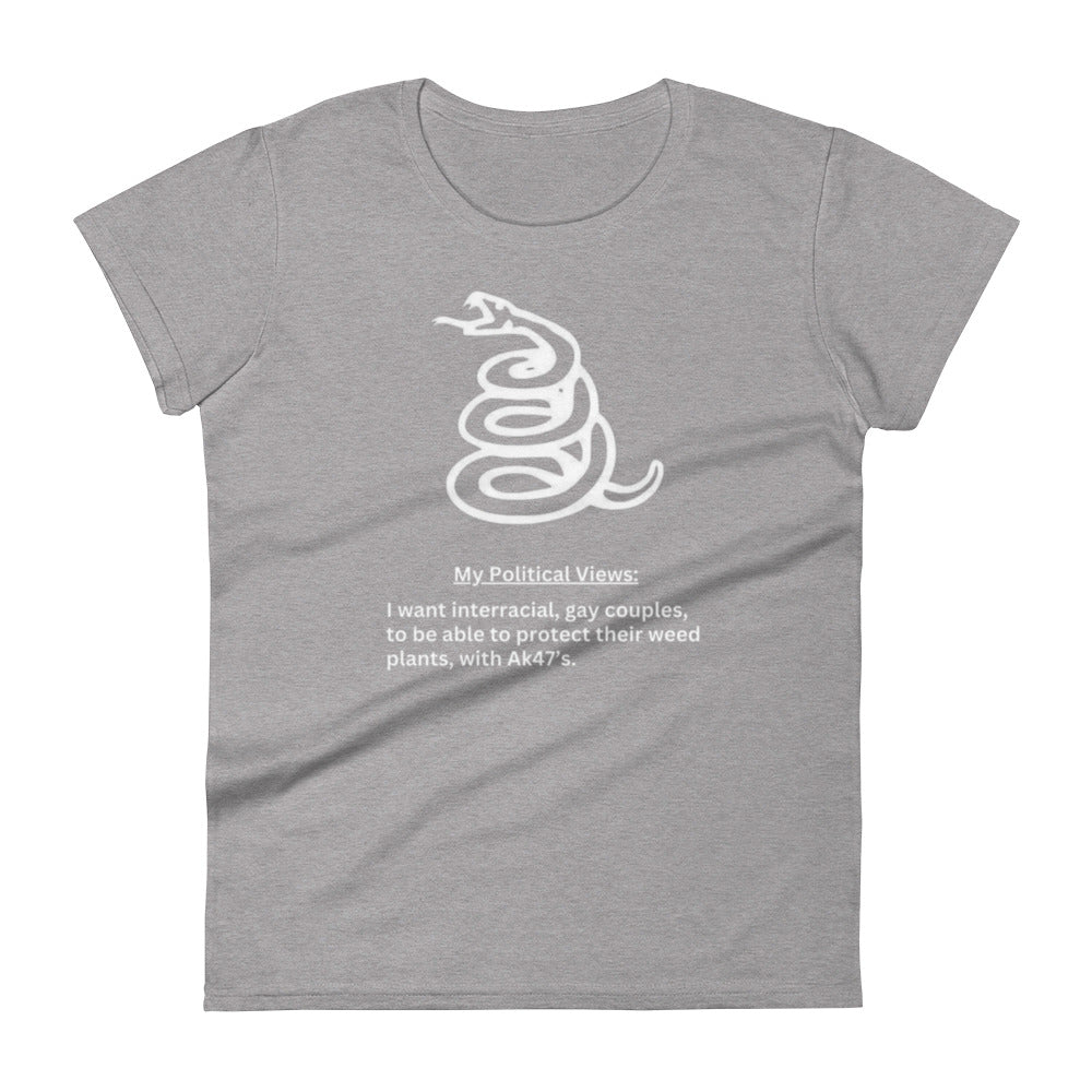 Political Views Women's t-shirt