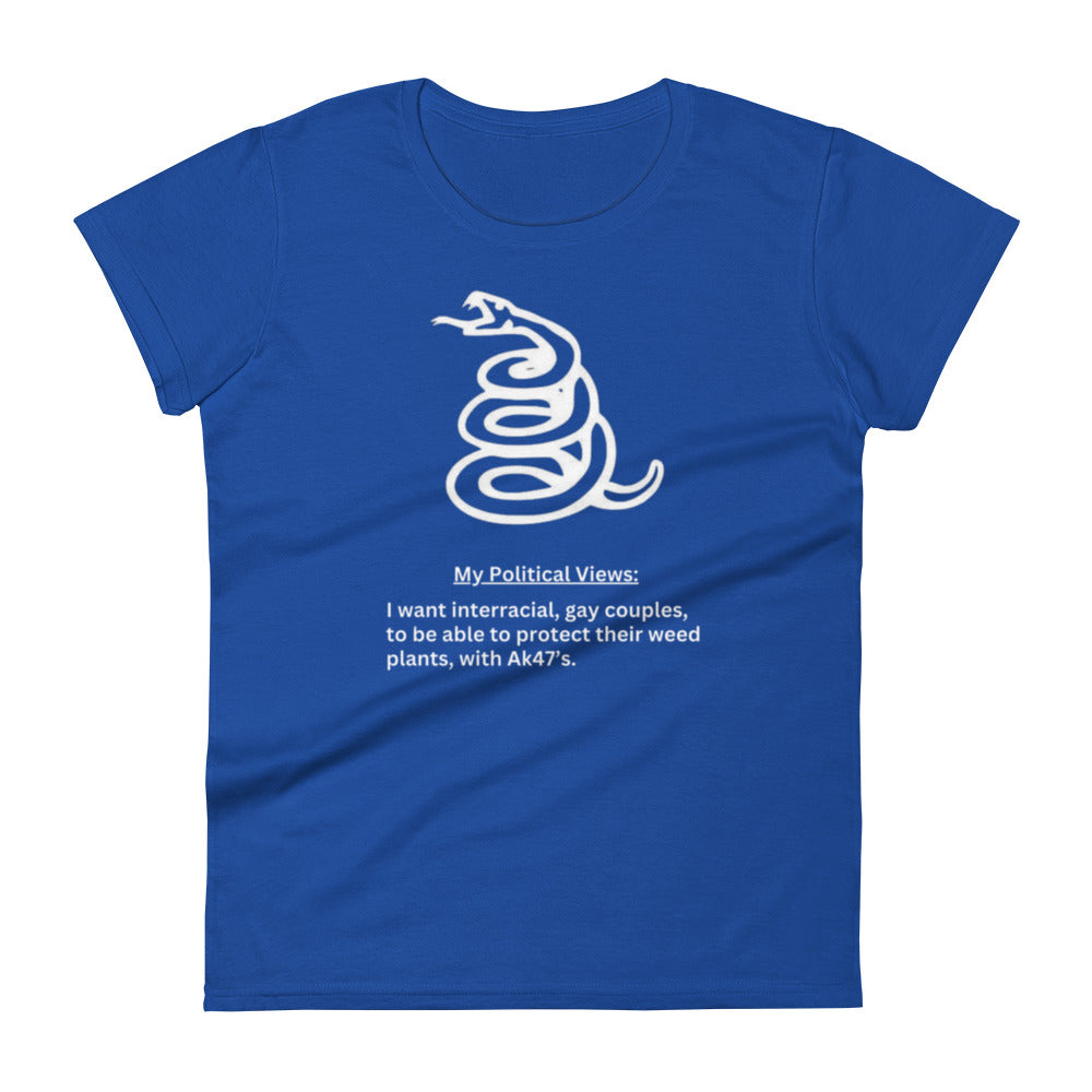 Political Views Women's t-shirt