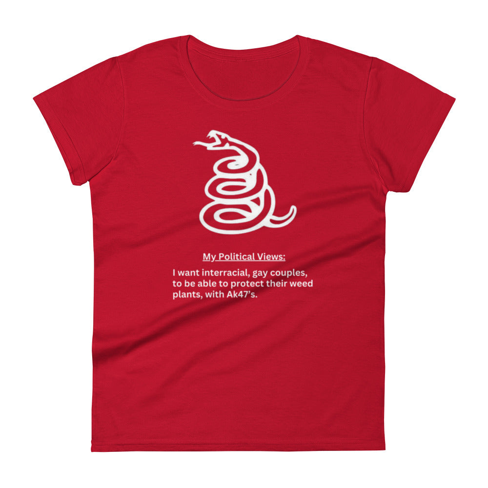 Political Views Women's t-shirt